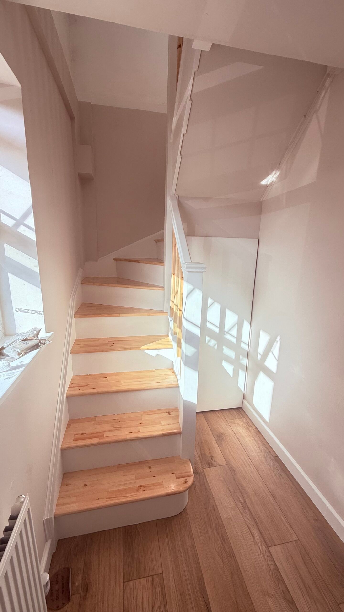 New wooden staircase - High Wycombe
